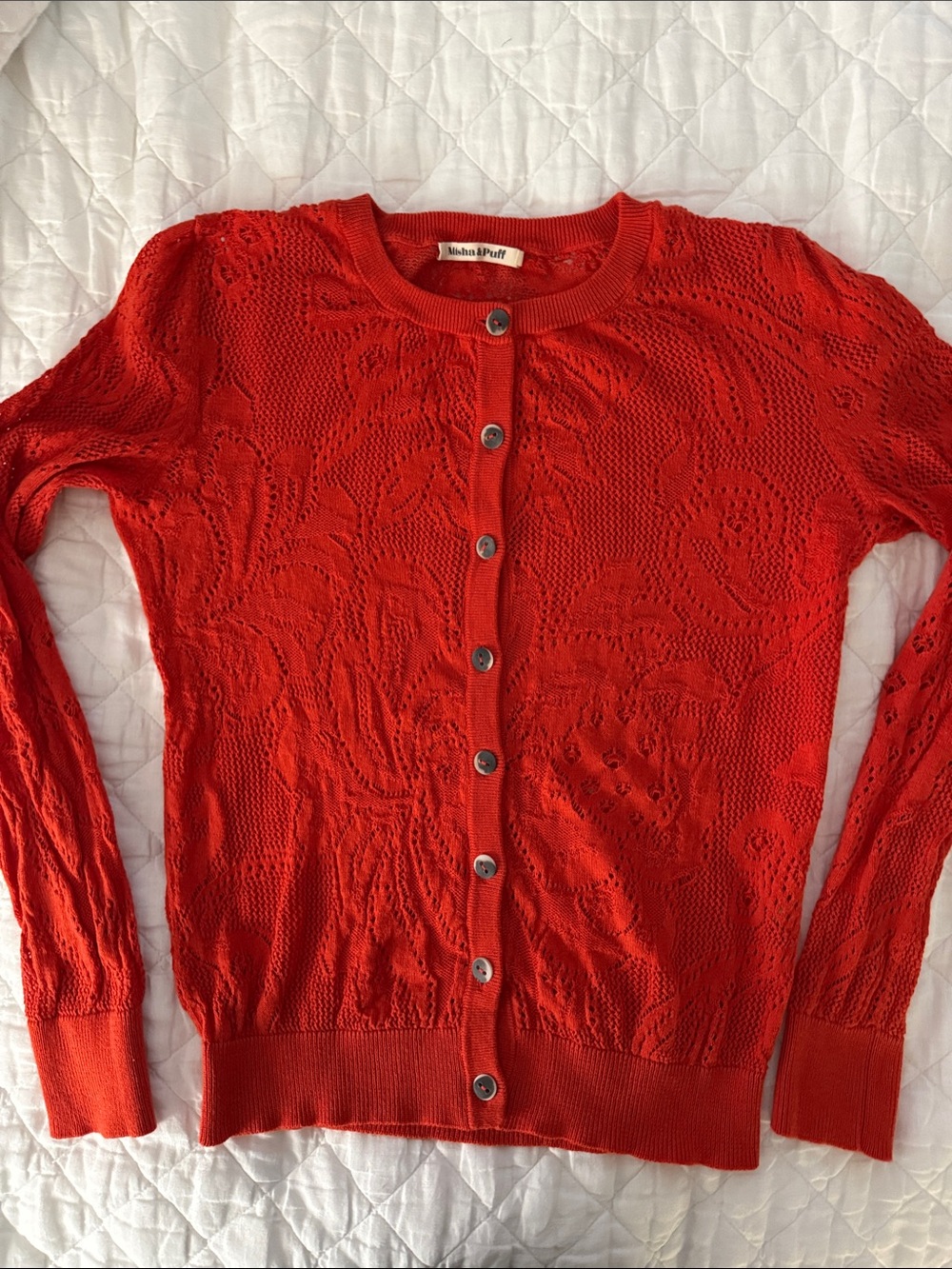 Misha and Puff Vignette lace cardigan